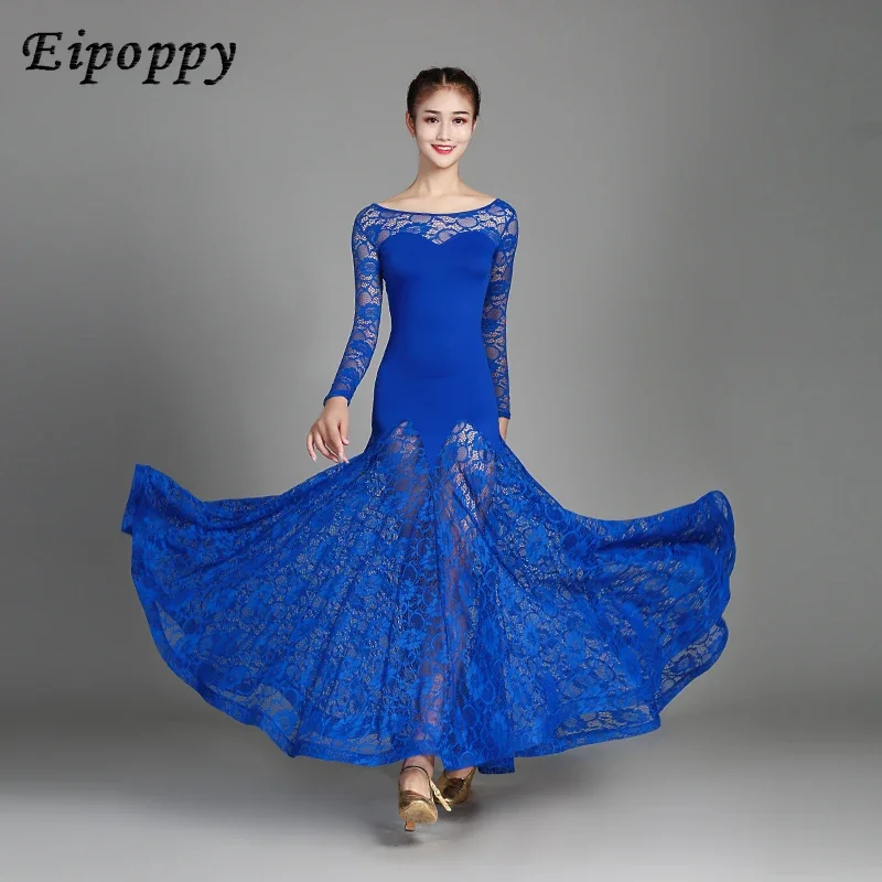 Adult National Standard Dance Exercise Clothing Dress Waltz Swing Modern Dance