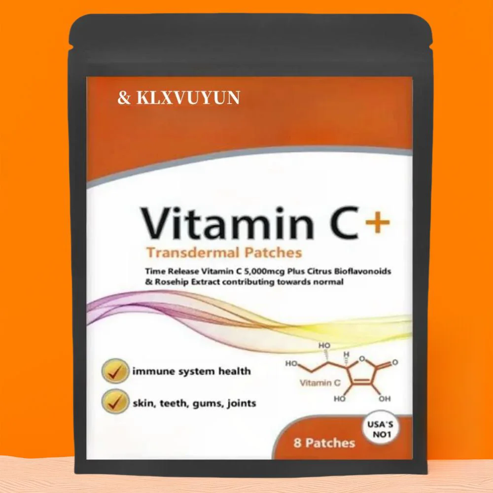 

Vitamin C+ 5,000mcg - With Rosehip+bioflavonoids - 8 Transdermal Patches. Patches Made In Usa. 8 Weeks Supply.