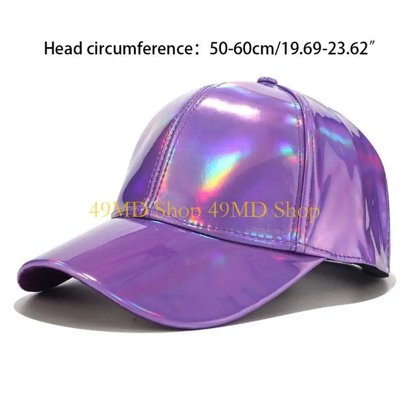 49MD Baseball Cap Adjustable Size Outdoor Sports Unisex Rainbow Dad Hat