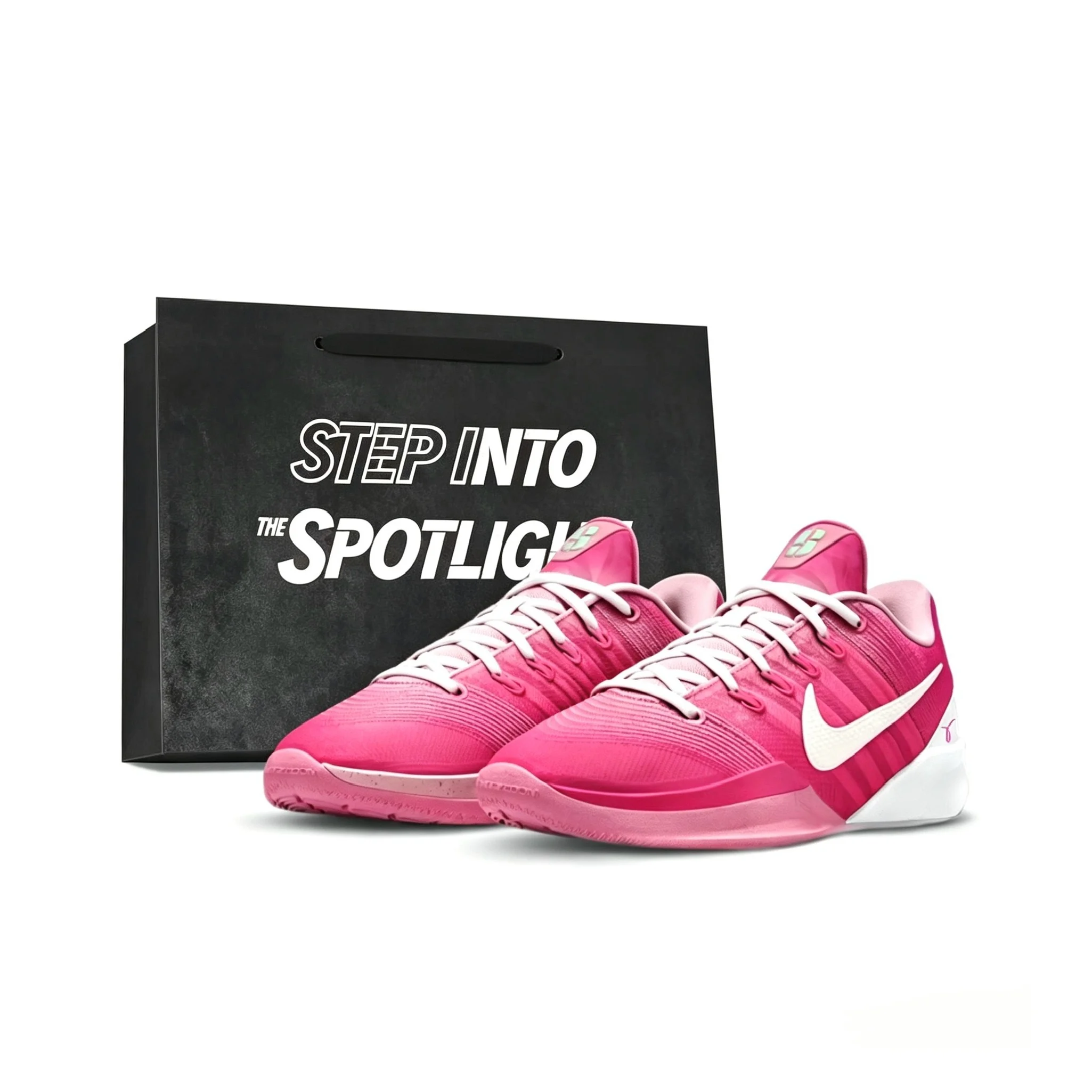 Nike Sabrina 3 Basketball Shoes Unisex Low Top White/Pink HF2882-600(Team2151-)