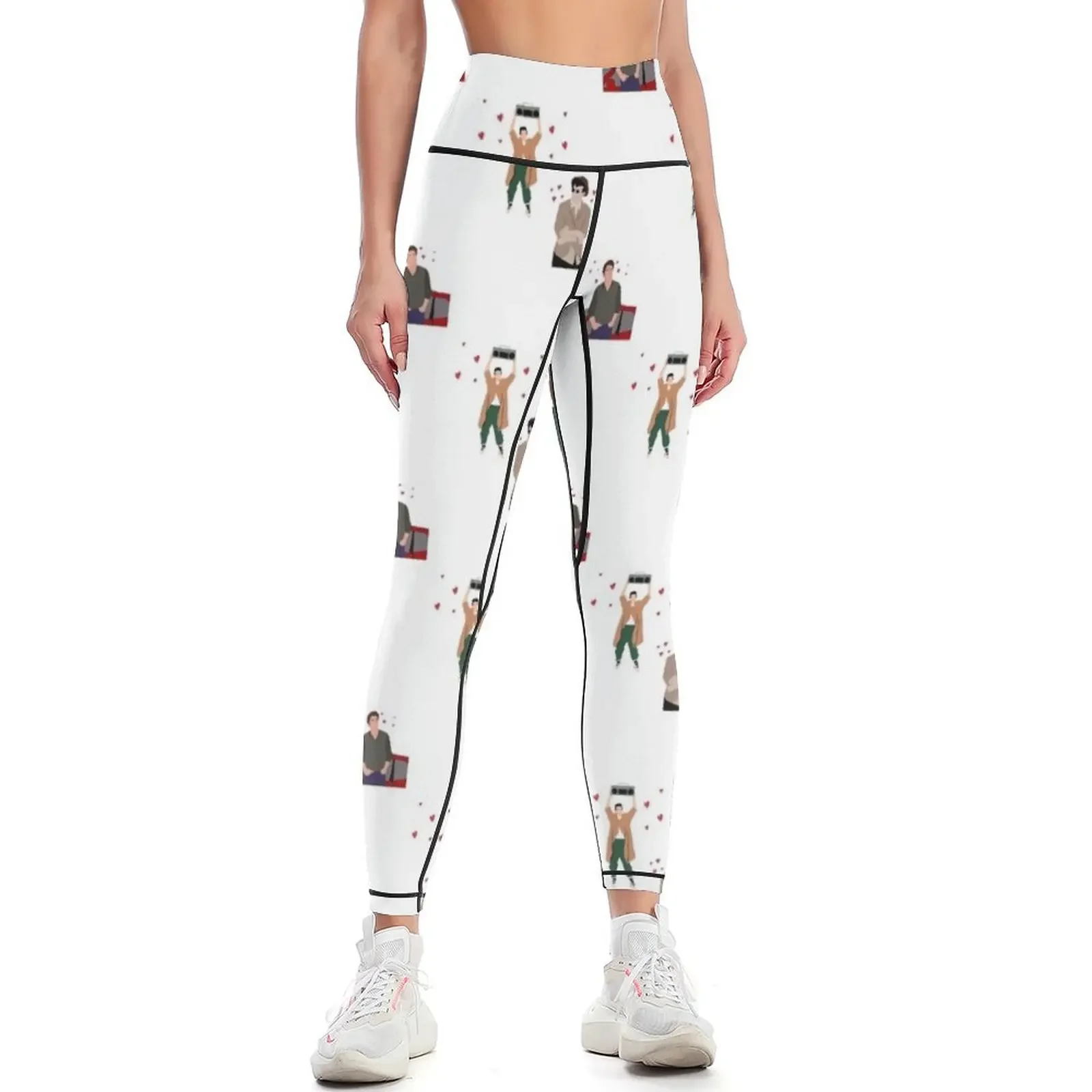 

80s heartthrobs Leggings Women's sportswear Sports pants for sports for push up Sportswear woman gym Womens Leggings