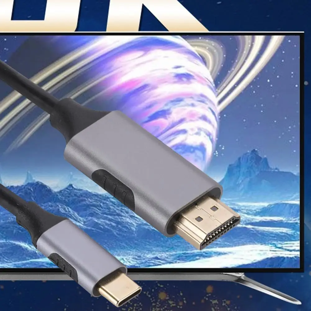 4k 60 Гц Type-c к Hdmi-совместимый видеокабель Type-c к Hdmi-совместимый шнур с высоким разрешением Type-c к для телефона для потоковой передачи