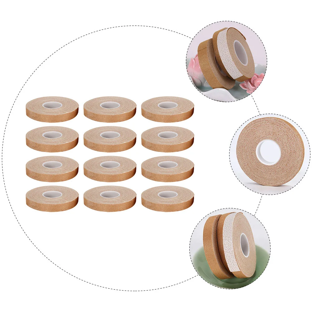 12 Pcs Breathable Guzheng Tape Child Vet Dispenser Nail Finger Adhesive Tapes
