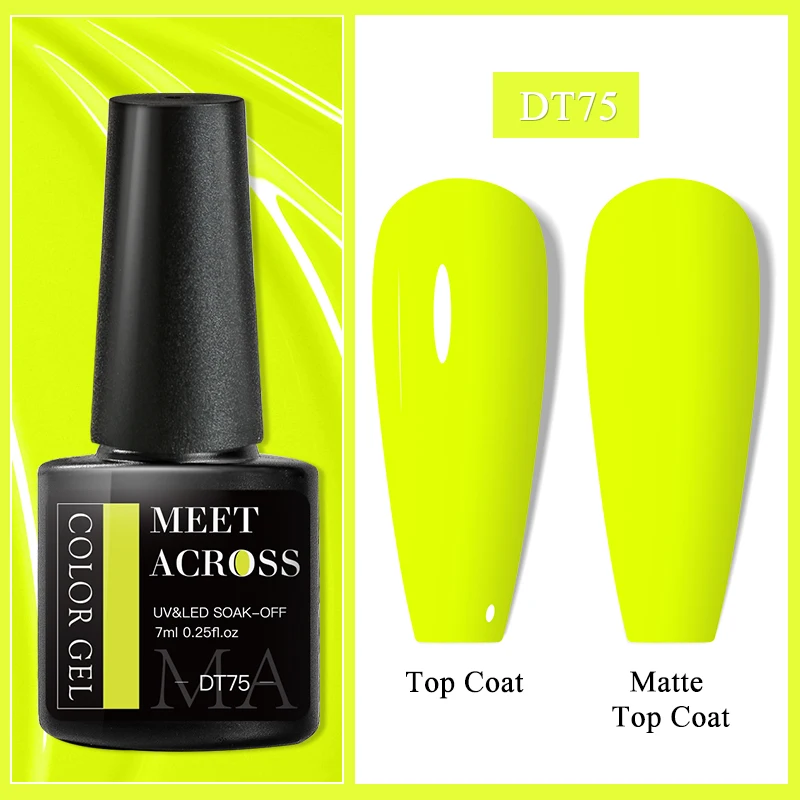 140 Farben 7ml Nagel Gel politur Nagel liefert Vernis Semi Permanent Nail Art Maniküre LED UV Gel Nagellack Basis oben einweichen