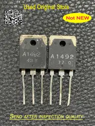 Used 10pcs/lot C3856 2SC3856 A1492 2SA1492 TO-247 5Pair Audio Amplifier Tube imported Original disassembly