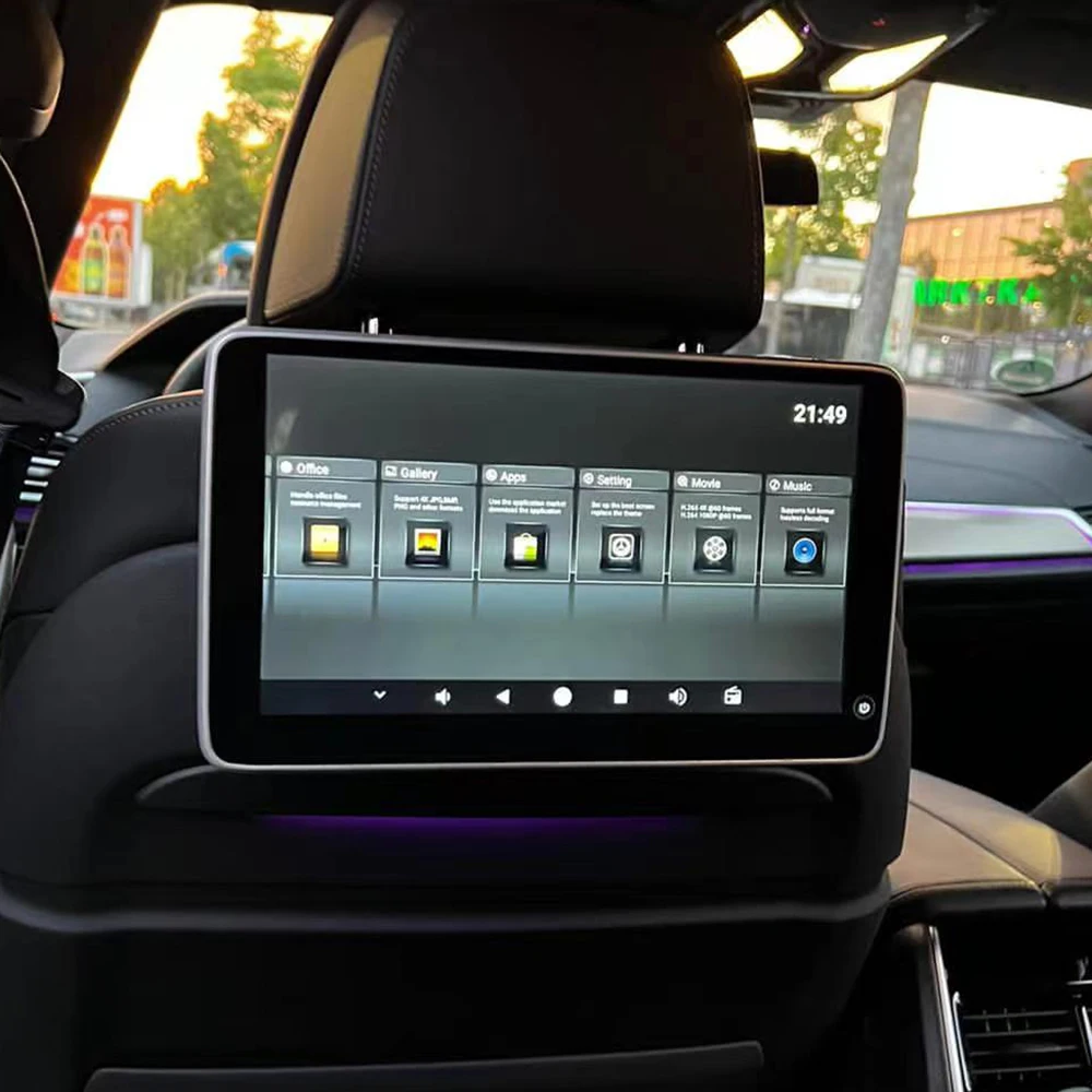 2026 New 11.6 Inch IPS Touch Screen Wireless WiFi Bluetooth USB Android 12.0 Car Headrest With Monitor Special For BMW X5 X6 X7