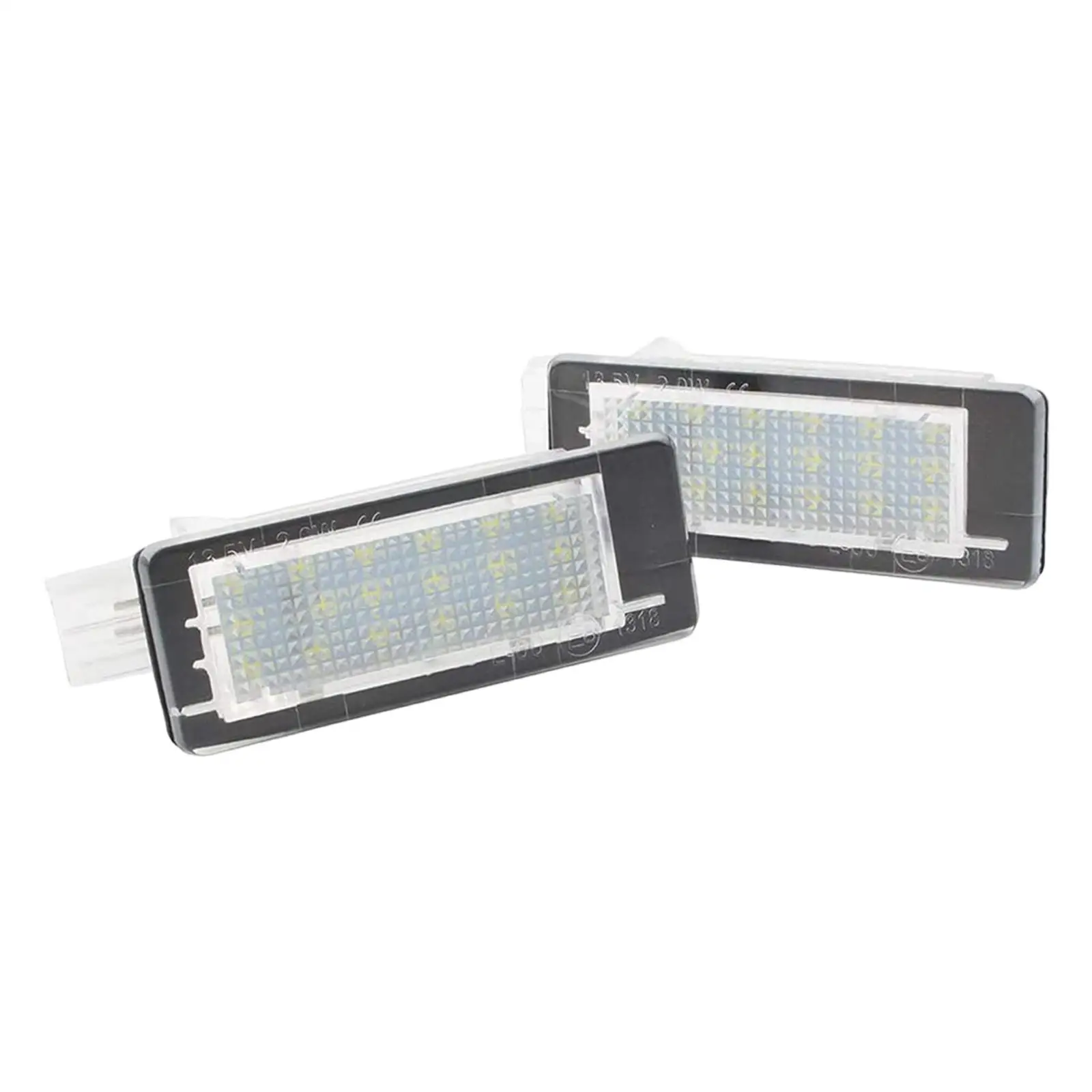 2x LED License Plate Light Accessory Portable Energy Efficient LED Plate Light