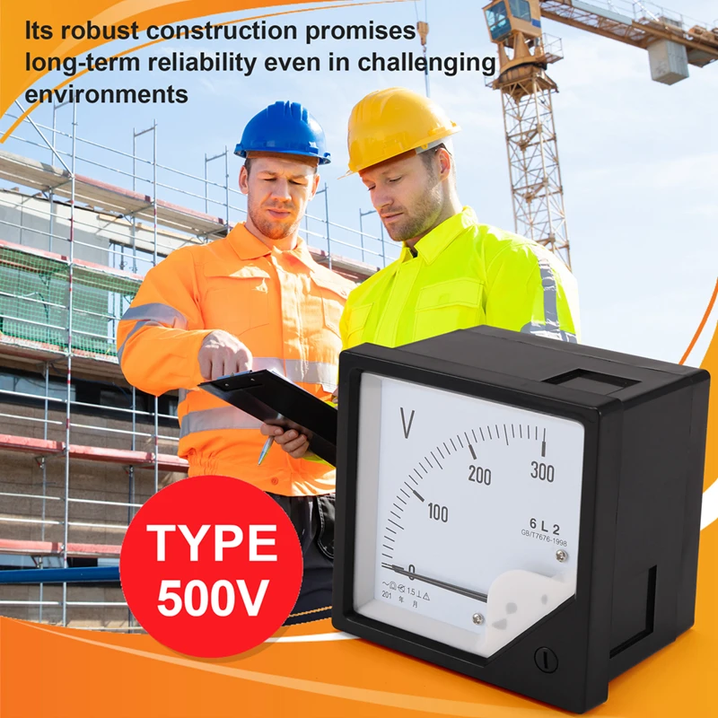 Medidor de voltaje tipo puntero voltímetro 6L2, cabezal mecánico