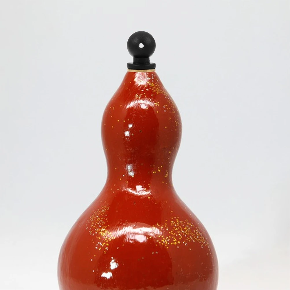 Tapones para vino de calabaza chinos, acabado en latón, para sellar botellas herméticamente, elegante decoración para conservación de bebidas, 4 Uds.