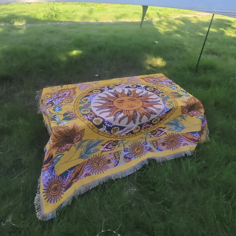 Sofa Blanket, Lunch Break, Outdoor Picnic Blanket, Bohemian Blanket