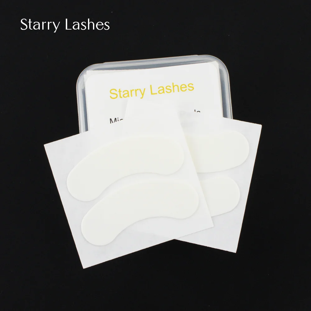 50Pairs Micro Foam Eyepad Painless Lash Supplies Eyelash Patch Lint Free Under Eye Pads Paper Patch Stickers Grafted Lashes Tape