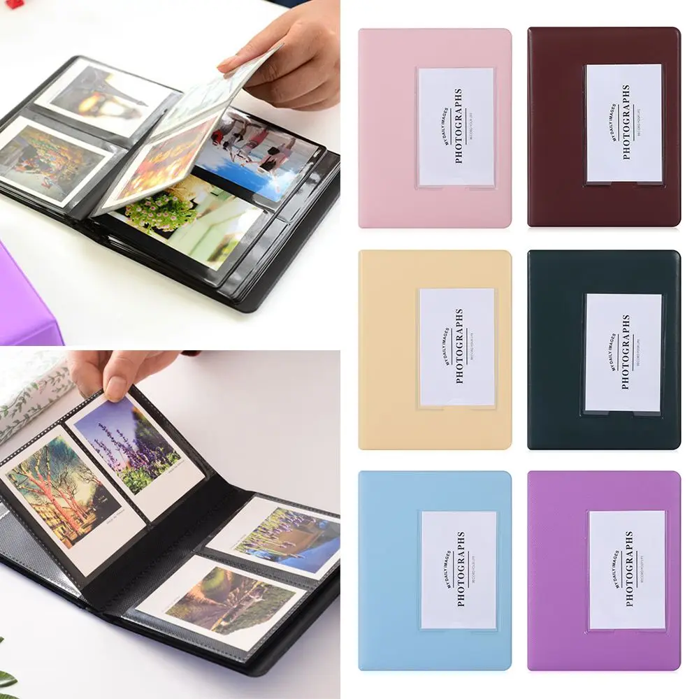 64 Pockets Mini Instant 3 inch for Polaroid Photo Album Picture Case for Film Instax