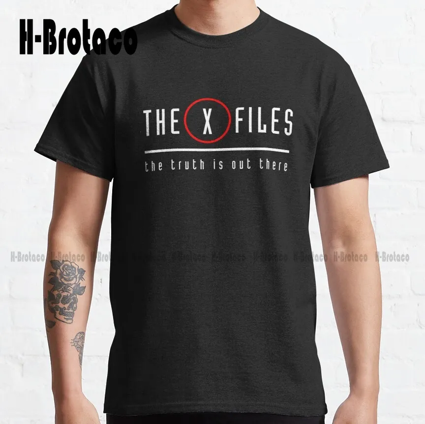 The Truth Is Out There Dana Scully Scully Fox Mulder Classic T-Shirt Custom Aldult Teen Unisex Digital Printing Tee Shirts Retro