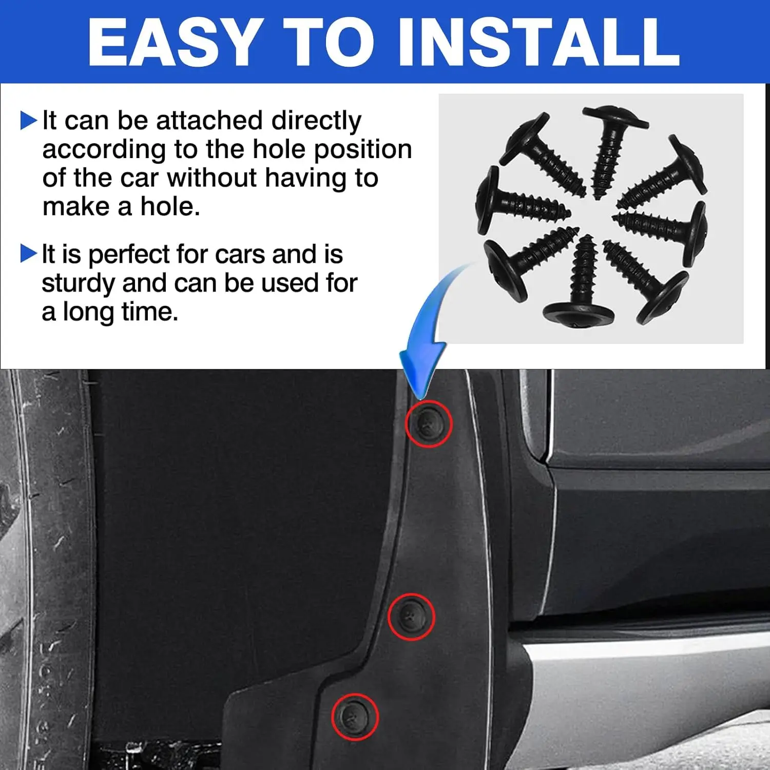 Mud Flaps For Ford Ranger US Version 2024-2026 Mudflap Fender Flares Splash Guards 4PCS Car Mudguards Exterior Accessories view 6