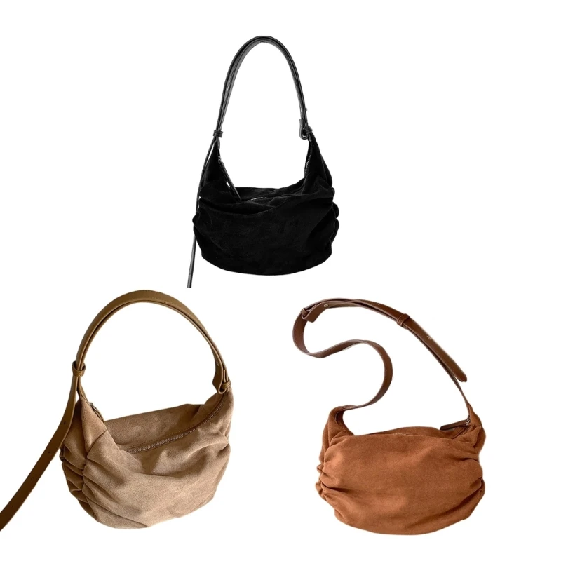 

Модная сумка через плечо из искусственной кожи, повседневная сумка в форме клецок, регулируемый ремень