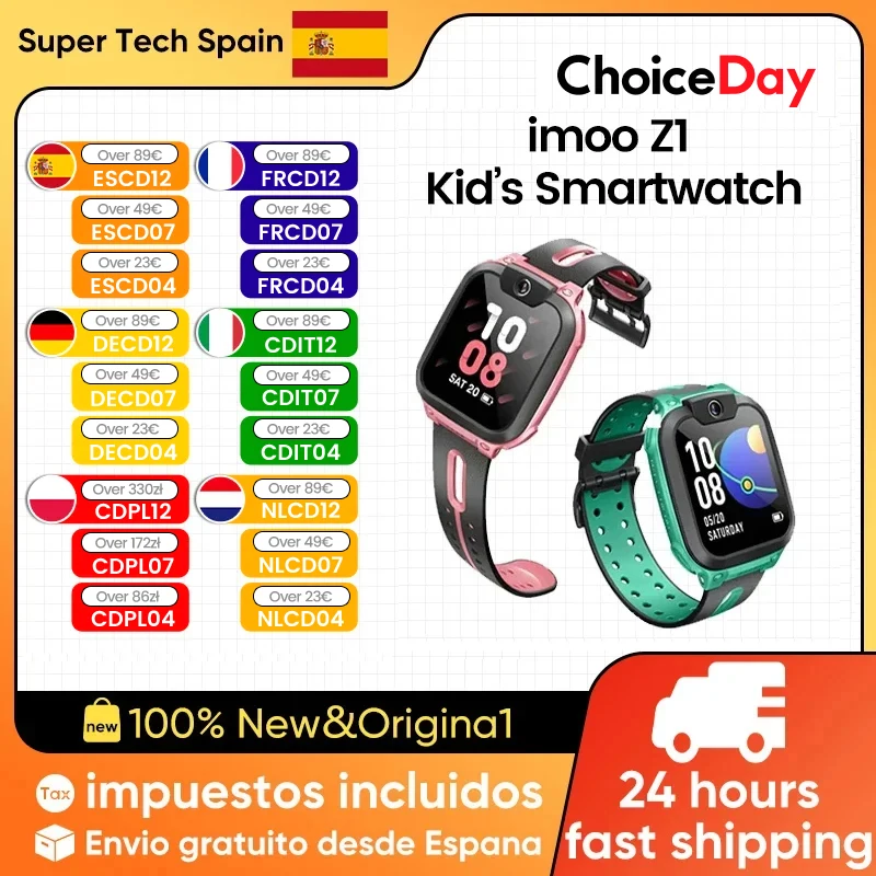 Imoo Reloj Inteligente Z1 4G Niños