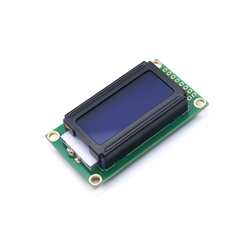 0802 LCD Display Module 8 x 2 Character 5V LED Backlight 16P LCM LCD Blue/Green Screen For Arduino DIY Kit
