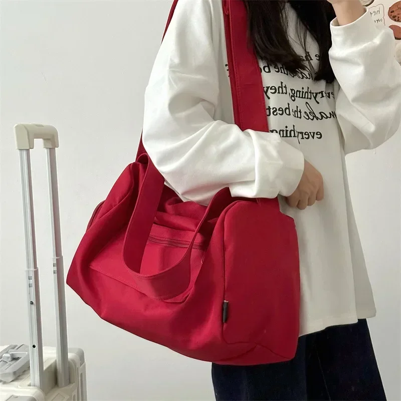 

Women Sports Yoga Travel Large Crossbody Tote Bags Fashion Handbag Canvas Shoulder Messenger Bag Satchels Woman
