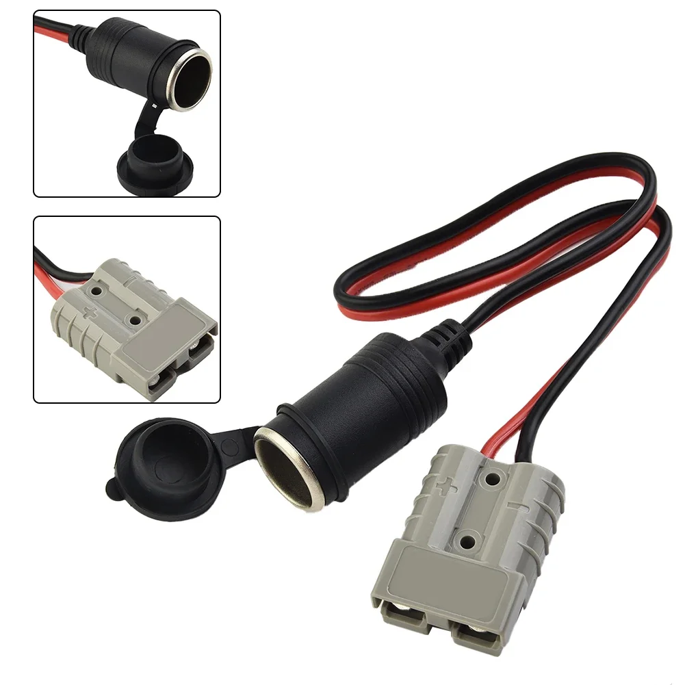 앤더슨 스타일 플러그 소켓 커넥터 암 어댑터, 그레이 12/24 볼트, 12AWG, 1PC, 48x37x16mm, 500mm, 4WD 자전거