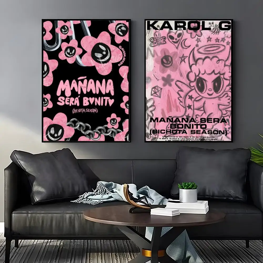 

Poster Holiday Gifts Cartoon Manana Sera K-Karol G Designed For Home Restaurant Office Space Corridor Wall Art