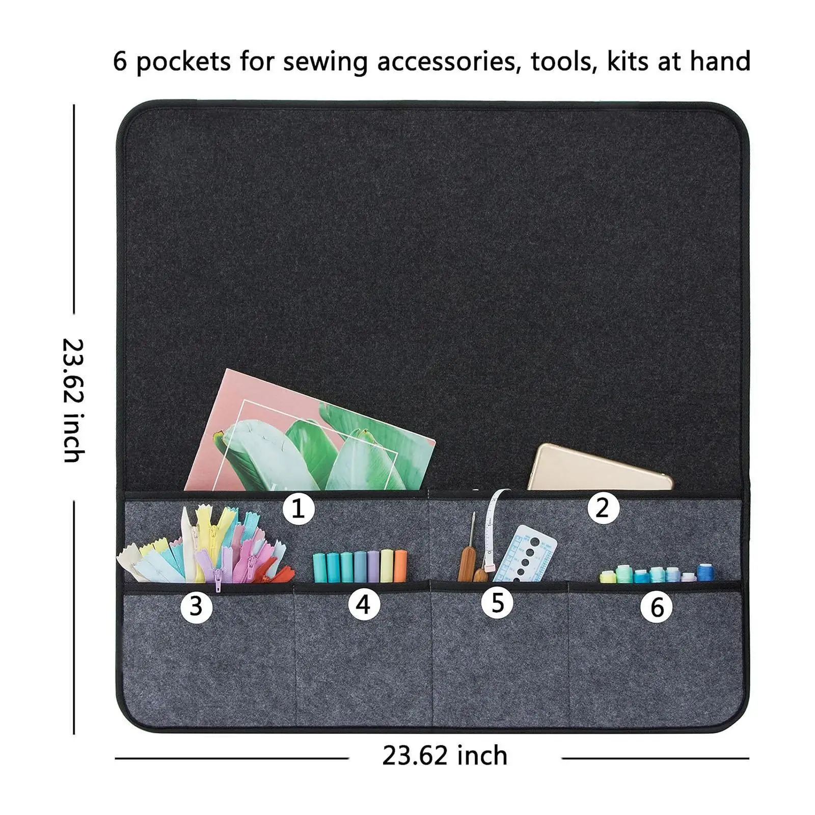 Sewing Machine Mat for Sewing Accessories Portable Multifunction Storage Bag