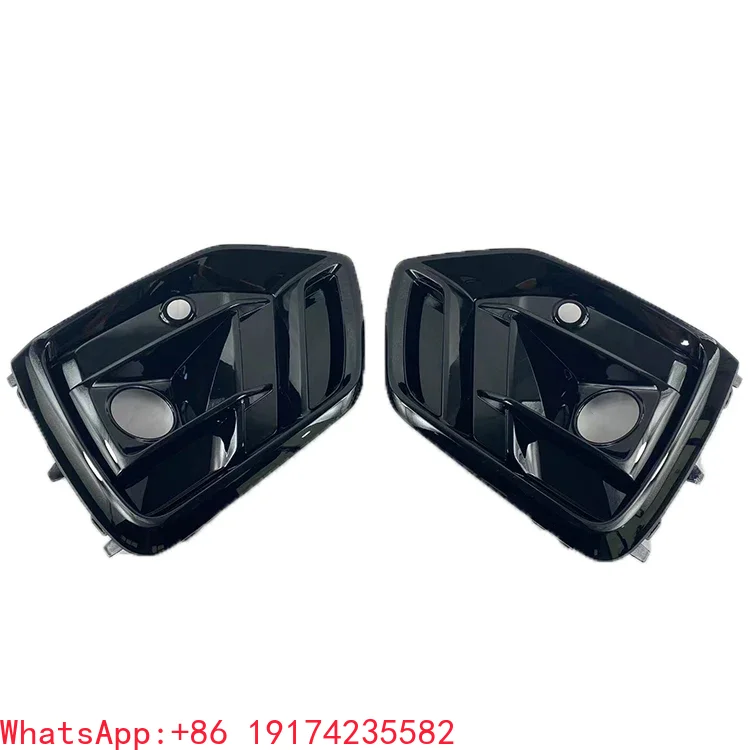 

For Factory Sale Directly ABS Black Original Parts Car Fog Honeycomb Mesh Grille Fog Lamp Cover For Q5 SQ5 2021-2022-2023