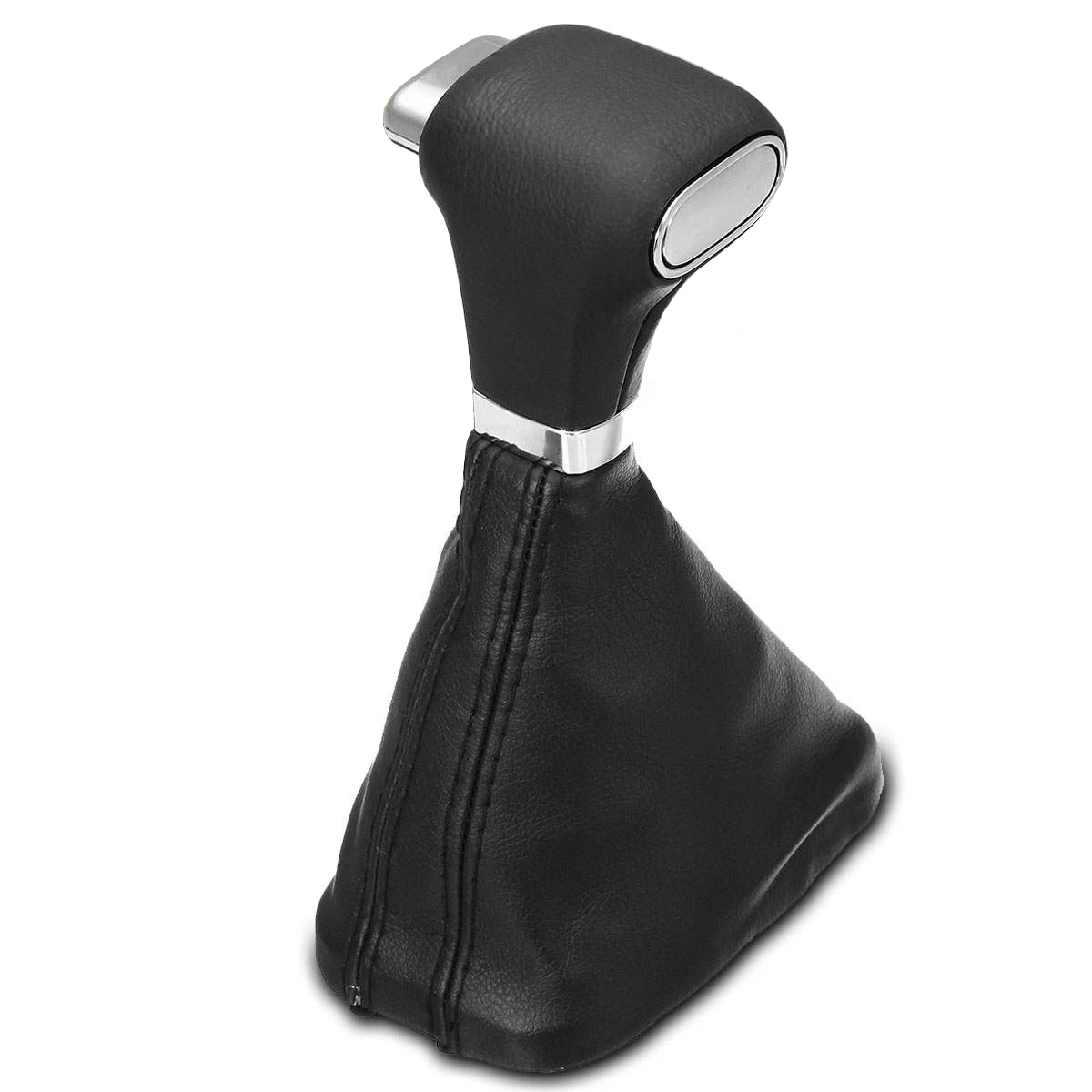 

Car AT Car Gear Shift Knob Gaitor Shifter Lever Gear Stick Knob Leather Cover for Skoda Tiguan Touran Bora Passat -L94A