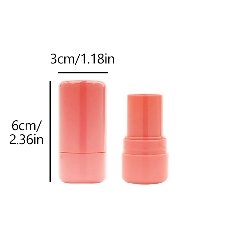 1Pcs Antiperspirant Tube ลิปบาล์มพร้อมฝาปิด 8g พลาสติก Lip Rotatable ลิปสติกหลอดคอนเทนเนอร์ที่ว่างเปล่า