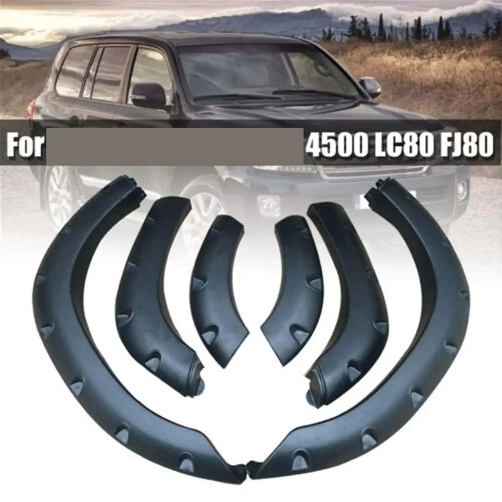 

Mudguards Wheel Arch Fender Flares Compatible for Toyota Prado FJ80 Land Cruiser LC80 90-98 Double Cabin Car Accrssories