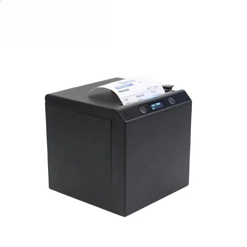80 mm Thermal Pos Printer with Screen Dual Color Print Function Invoice Receipt Printer