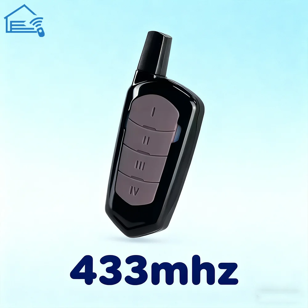 المرآب ناسخ ريموت كنترول 433 ميجا هرتز بوابة أوامر الباب فتاحة 433 92 ميجا هرتز الكهربائية المتداول رمز استنساخ بوابة الوصول سمك القد الثابت #1