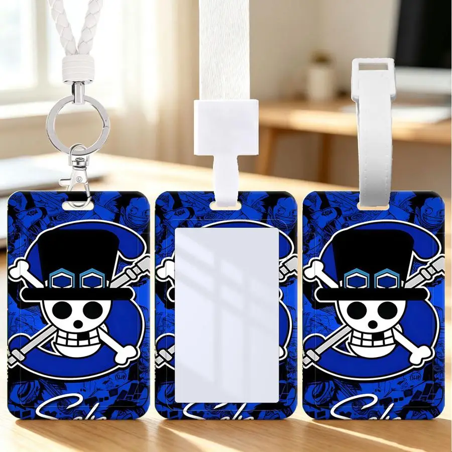 OneS P-ieces Flag 1pc Multi functional Student Bus ID Card Nurse Badge Card Protective Cover Lanyard Luggage tag cable tie card