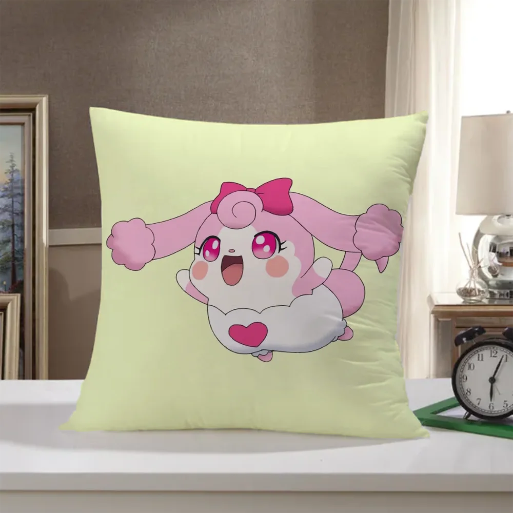 Himitsu No Cocotama Pillow Covers Decorative Cushions Cover for Sofa Home Decoration Cushion Covers Living Room Sleeping Pillows