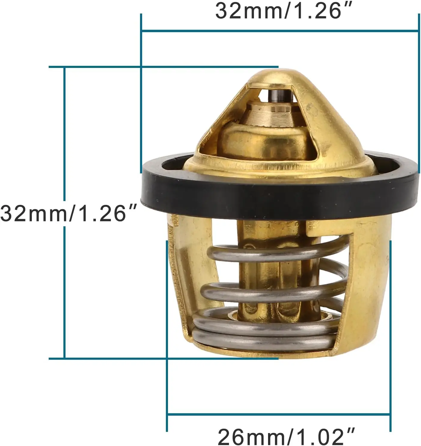 Thermostat Switch Replacement for Elite 250cc Helix CF250cc CH250cc Water Cooled ATV Go Kart Moped Scooter