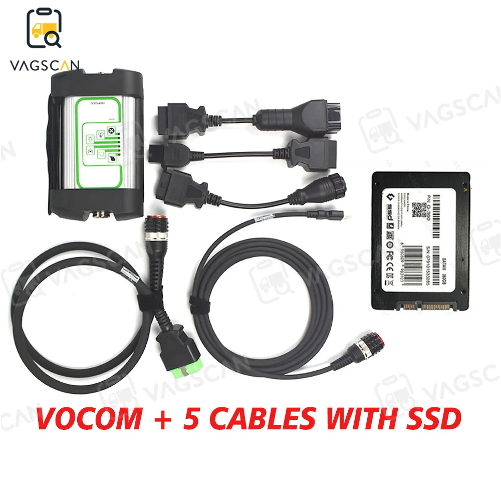 

For Vocom 88890300 Diagnostic Tool OBD2 Adapter Scanner with V2.8/V2.8.15(SSD/HDD) For V-olvo/UD/Mack/Renault