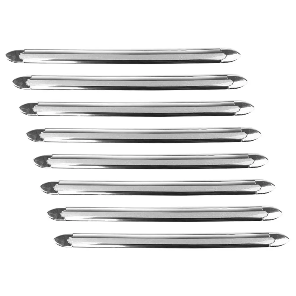 

8 Pcs Anti-collision Strip Anti-scratch Sticker Automotive Bumper Guard Car Rear Trims Guards for Protector