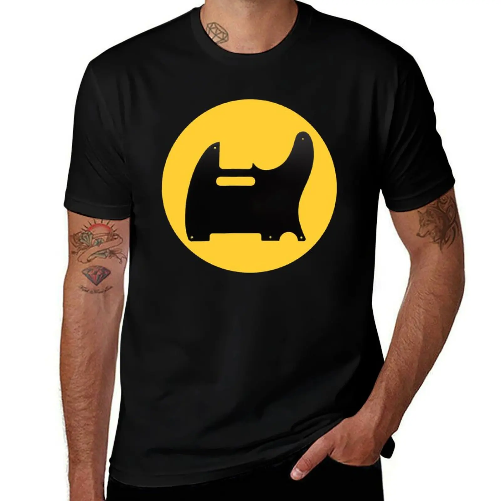 

Telecaster T-Shirt vintage animal prinfor boys Short sleeve tee plus size men clothing