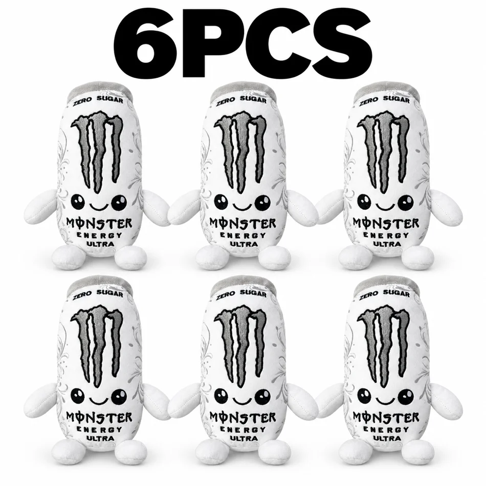 2027 Monster Energy Drink Can Plush Toy - Cute Soft Cartoon Stuffed ...