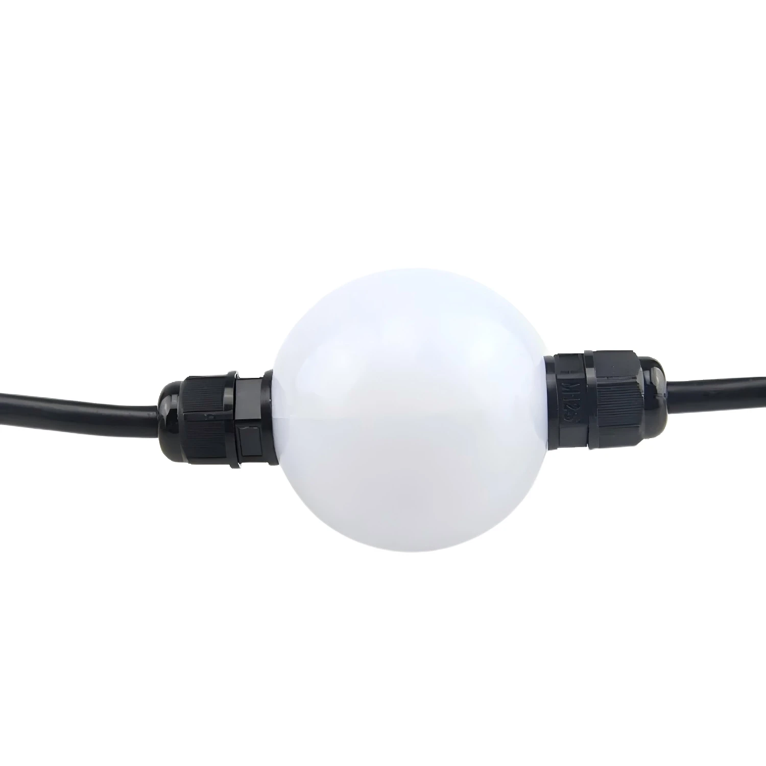 50mm DC24V WS2811 IC / DMX512(UCS512B3) Addressable LED Pixel Ball Light RGB Full Color IP67 1.44W/Pixel 360 Degree Pixel String