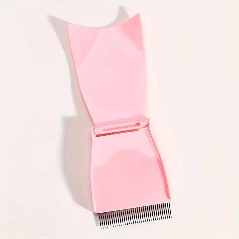 Eyelash Curler Beauty Makeup Lash Separator Foldable Metal Eyelash Brush Comb Eyebrow Comb Foldable Mascara Curl Cosmetic Tools