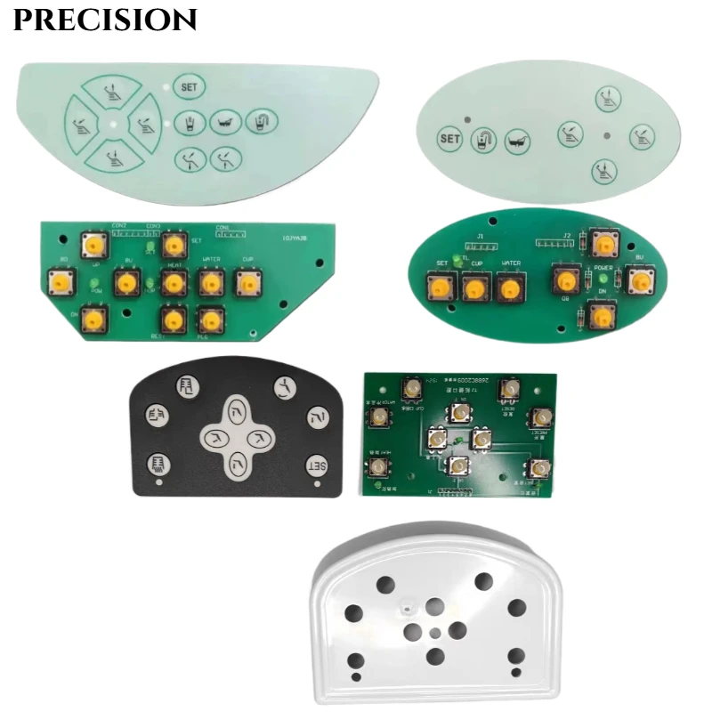 Dental Unit Chair Control Circuit Board Dental Chair Accessories Film Control Panel Tooth Chair Button PVC Self-adhesive Label