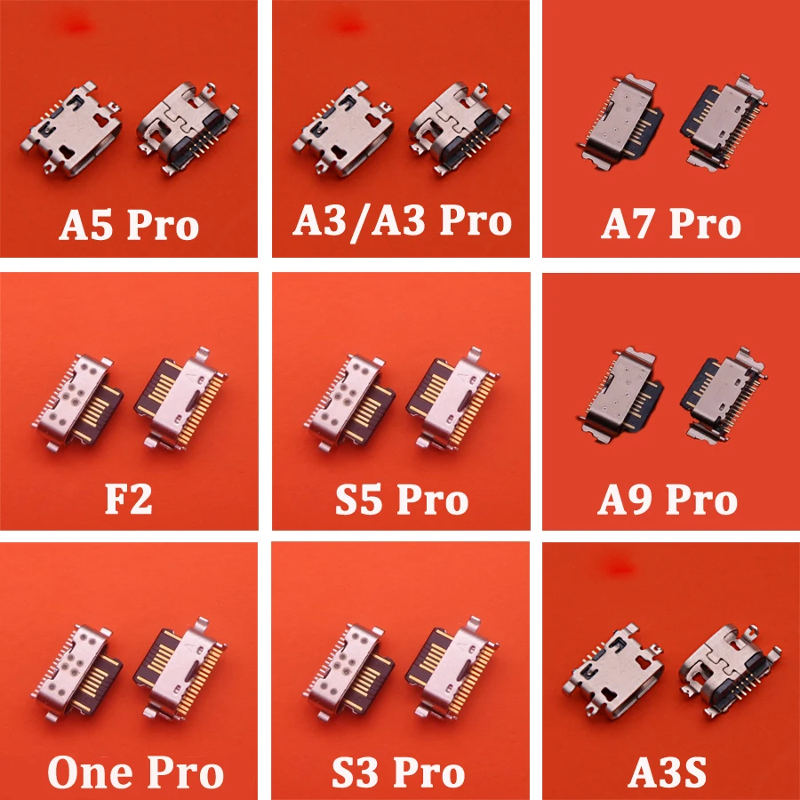 10Pcs For UMI Umidigi A3 A5 A7 A9 Pro S3 S5 Pro A3S F2 Charging Port Replacement Micro USB Socket Plug Connector Repair Parts