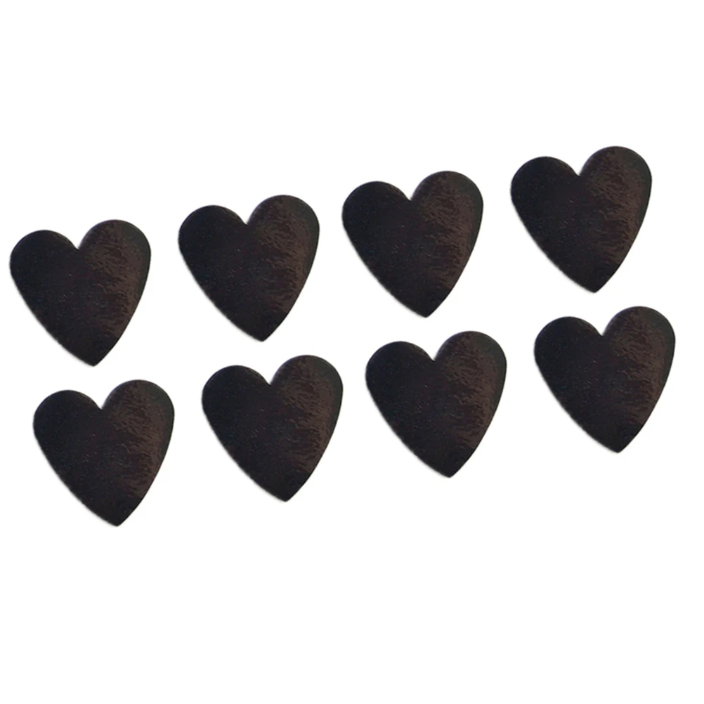 

12 PCS Love Fridge Magnet Heart Magnets Refrigerator for Toddlers Cute Round Black