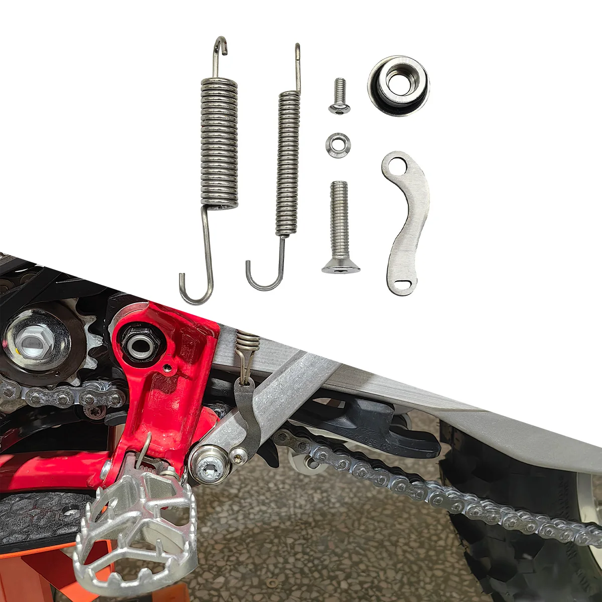 Motocross Kickstand Side Stand Springs Kit For KTM XC XCW XCF XCFW EXC EXCF For Husqvarna FE TE FX TX For GasGas Enduro EC ECF