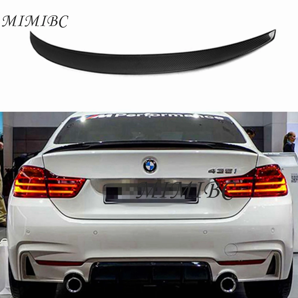 

FOR BMW 4 Series F32 Coupe 2Door P Style Carbon fiber Rear Spoiler Trunk wing 2013-2019 FRP Forged carbon