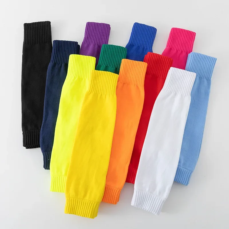 

Чехлы для футбольных носков, длинные спортивные наколенники, антифрикционная защита ног, компрессионные однотонные партии, мужская и женская домашняя одежда