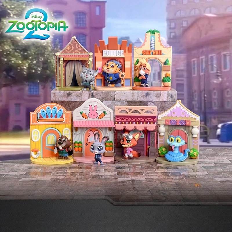 

Подлинная Zootopia 2 Kawaii Judy Hopps Nick Wilde Gary De' Snake Nibbles Кленовый стенд слепая коробка аниме мультфильм подарок на день рождения детские игрушки