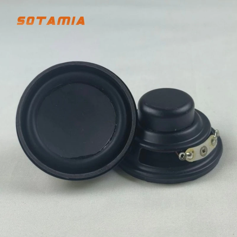 SOTAMIA 2Pcs 1.75 Inch Mini Full Range Speaker 45mm 4 Ohm 5W