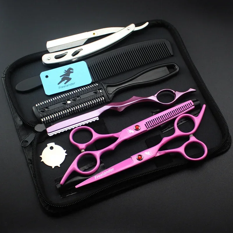 Purple Diamond Japanese Hair Scissors Cheap Hairdressing Scissors  Shears Hairdresser Shaver Haircut  Scissors