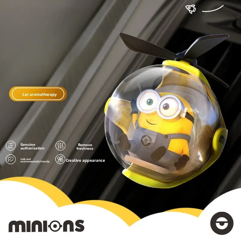 التوابع الجديدة الكرتون سيارة الهواء المعطر الدورية المروحة منفذ العطر التصميم المغناطيسي اكسسوارات السيارات العطور الداخلية هدية